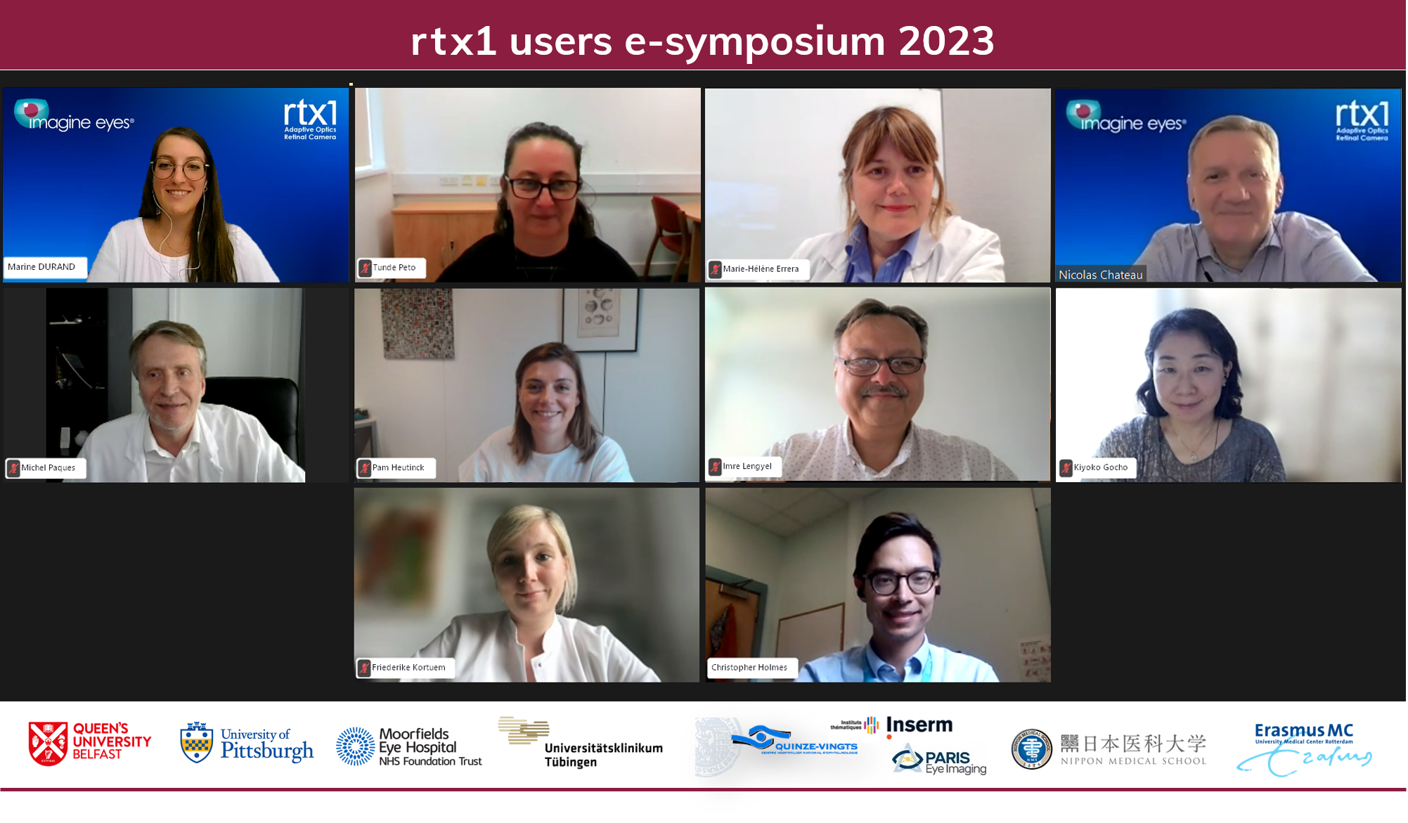 chairs and speakers of the rtx1 users e-symposium 2023